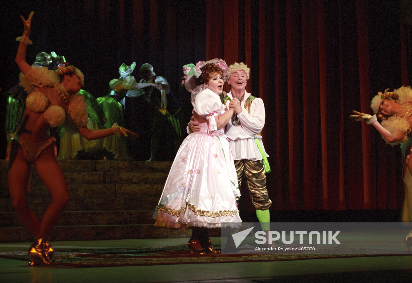 Scene from play The Violet of Montmartre