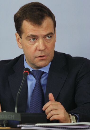 Dmitry Medvedev on working trip to Arzamas