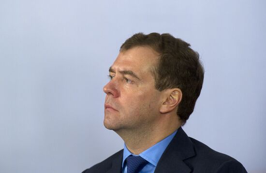 Dmitry Medvedev on working trip to Arzamas