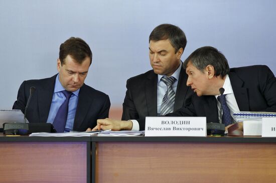 Dmitry Medvedev on working trip to Arzamas