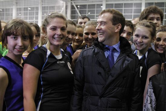 Dmitry Medvedev on working trip to Arzamas