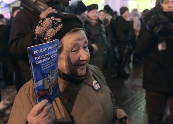 Action in defense of Article 31 of Russian Constitution in St.P