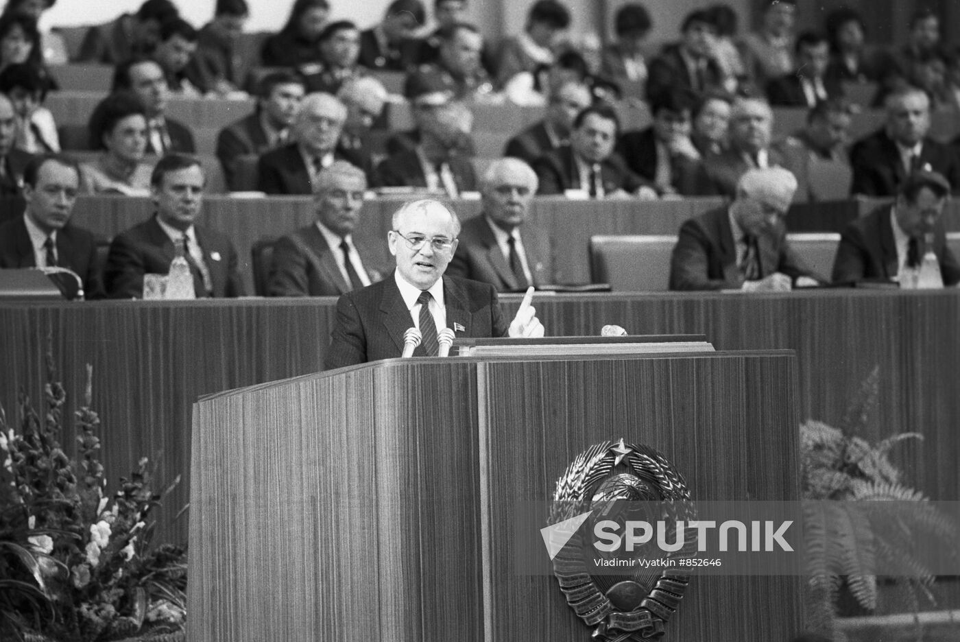 Mikhail Gorbachev speaks