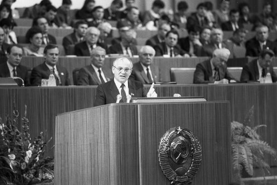 Mikhail Gorbachev speaks
