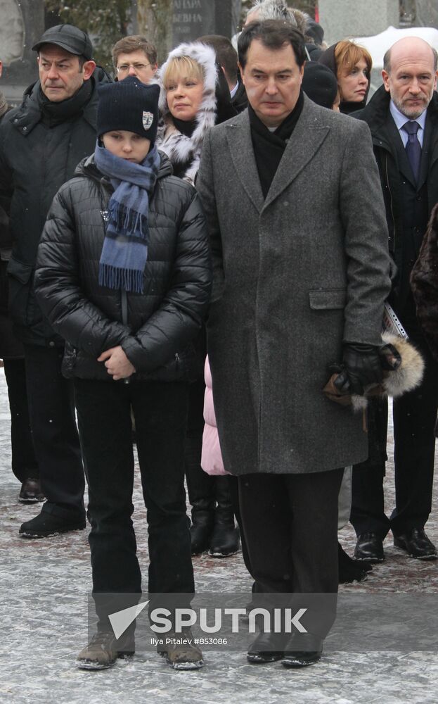 Valery Okulov with his son Ivan