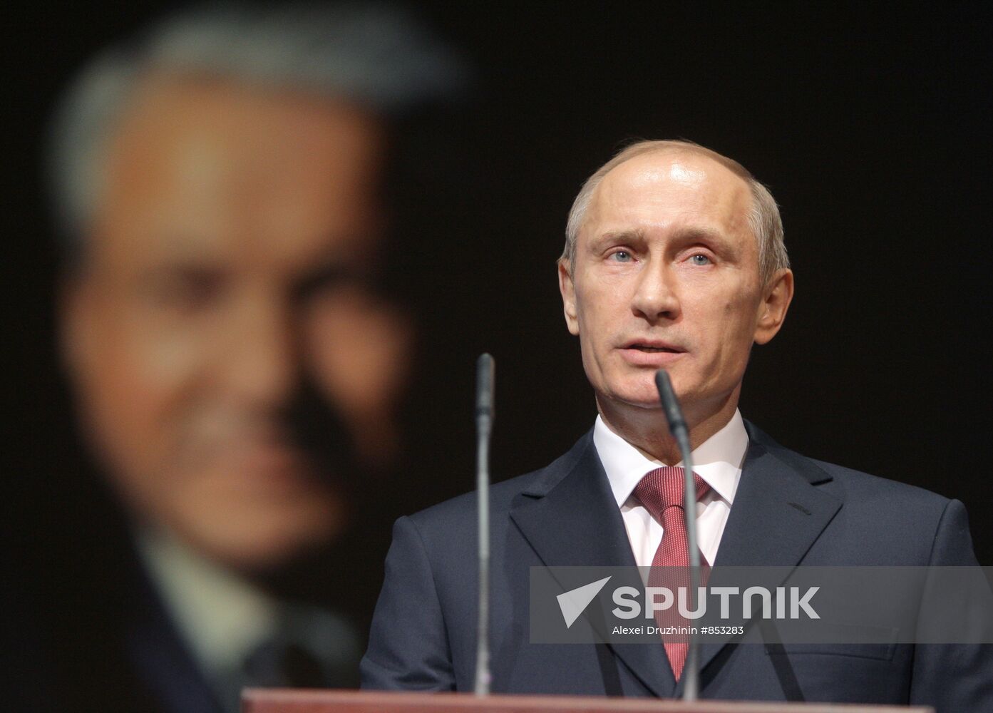 Putin at concert on Yeltsin's 80th birthday