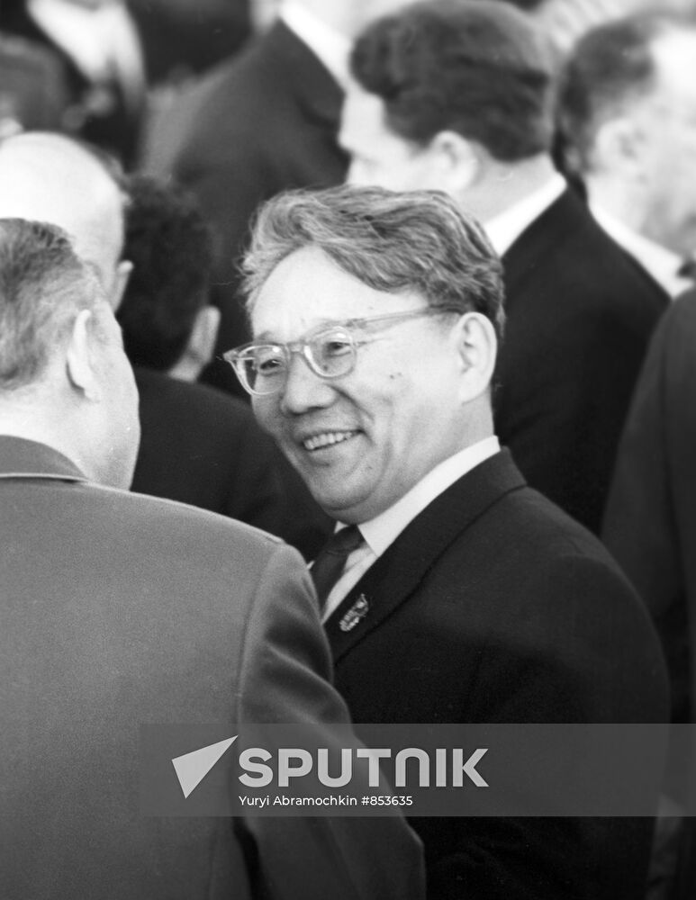 Chairman of Mongolian Council of Ministers, Yu. Tsedenbal