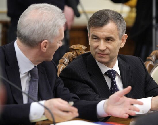 Andrei Fursenko and Rashid Nurgaliyev