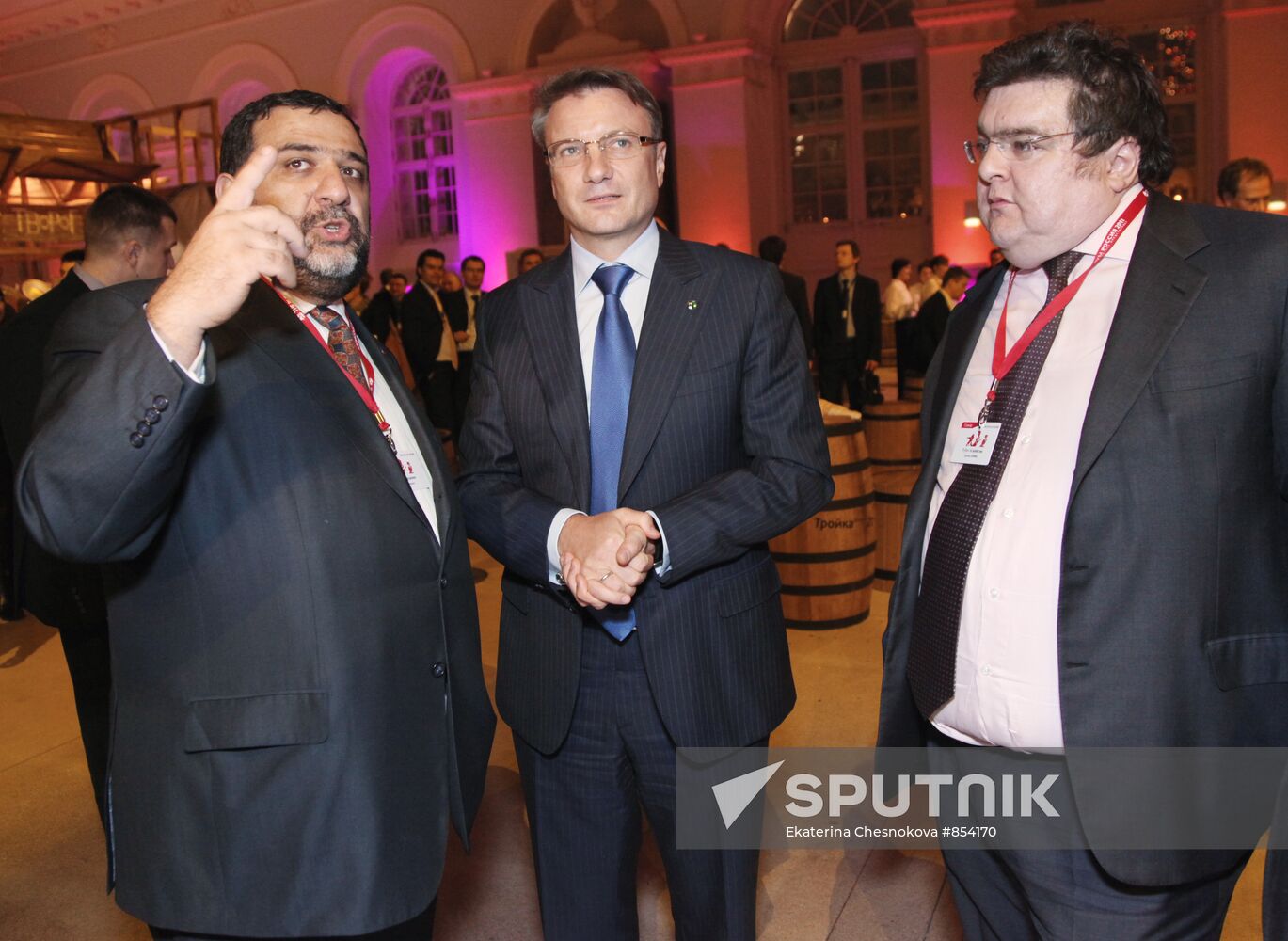 Ruben Vardanyan, Herman Gref and Ruben Aganbegyan