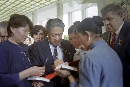 President of the World Peace Council Romesh Chandra