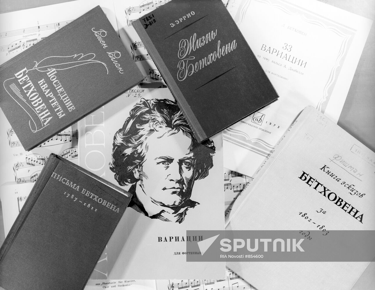 Works by Ludwig van Beethoven and books about composer