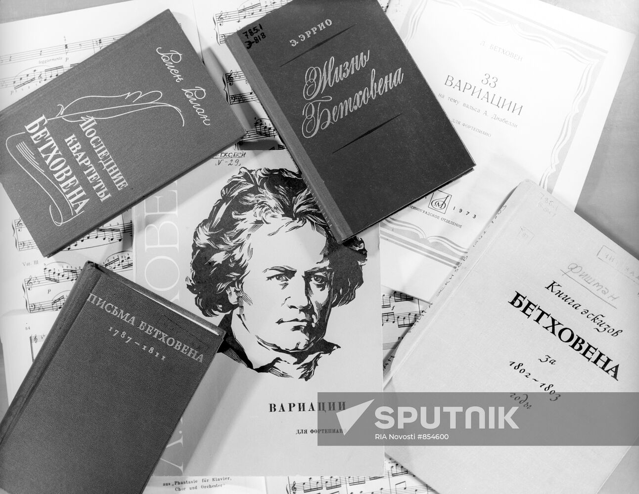 Works by Ludwig van Beethoven and books about composer