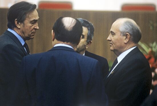 Mikhail Gorbachev at II Congress of USSR People's Deputies