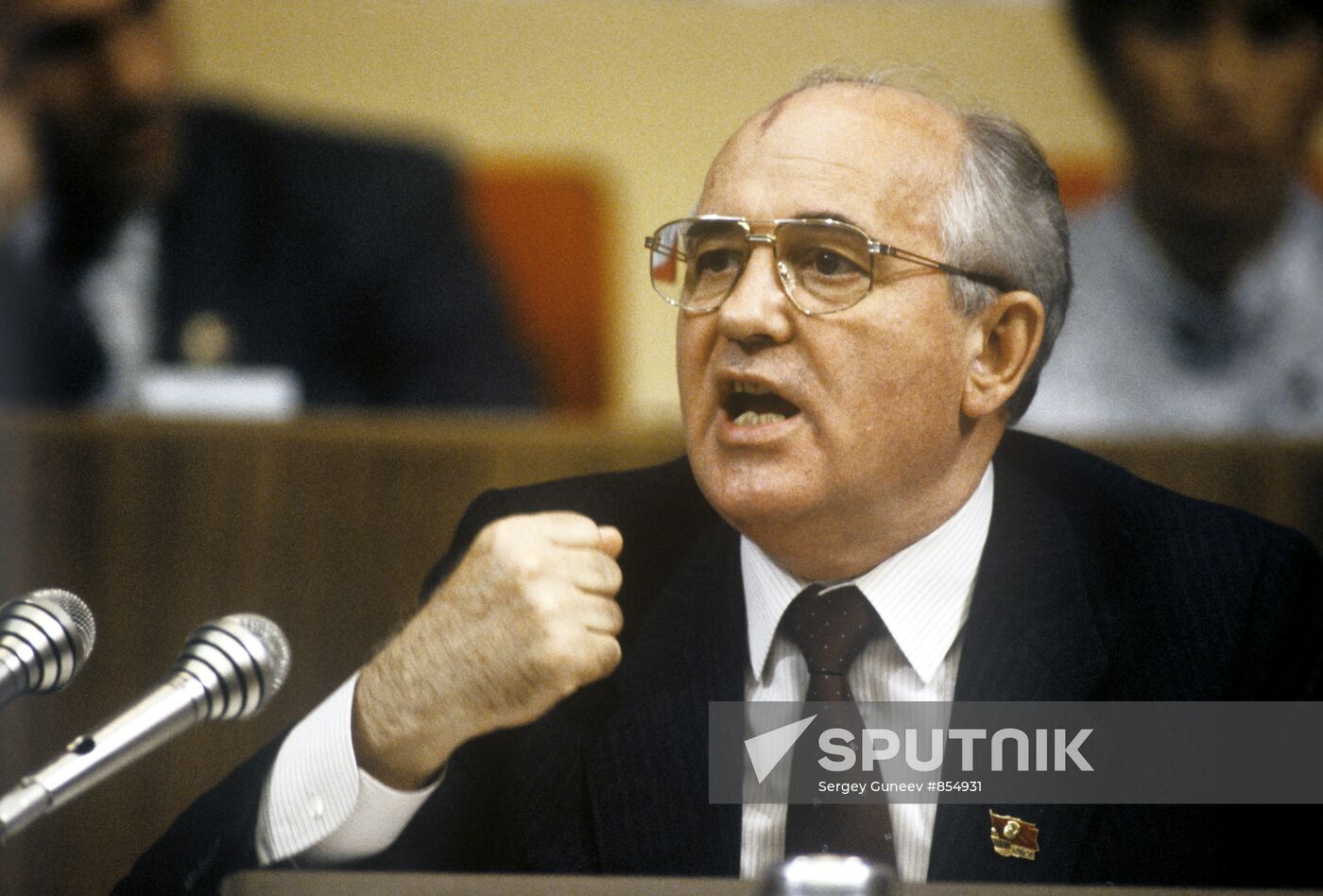 USSR President Mikhail Gorbachev