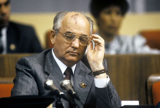President of the USSR Mikhail Gorbachev