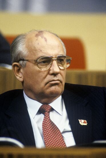 President of the USSR Mikhail Gorbachev