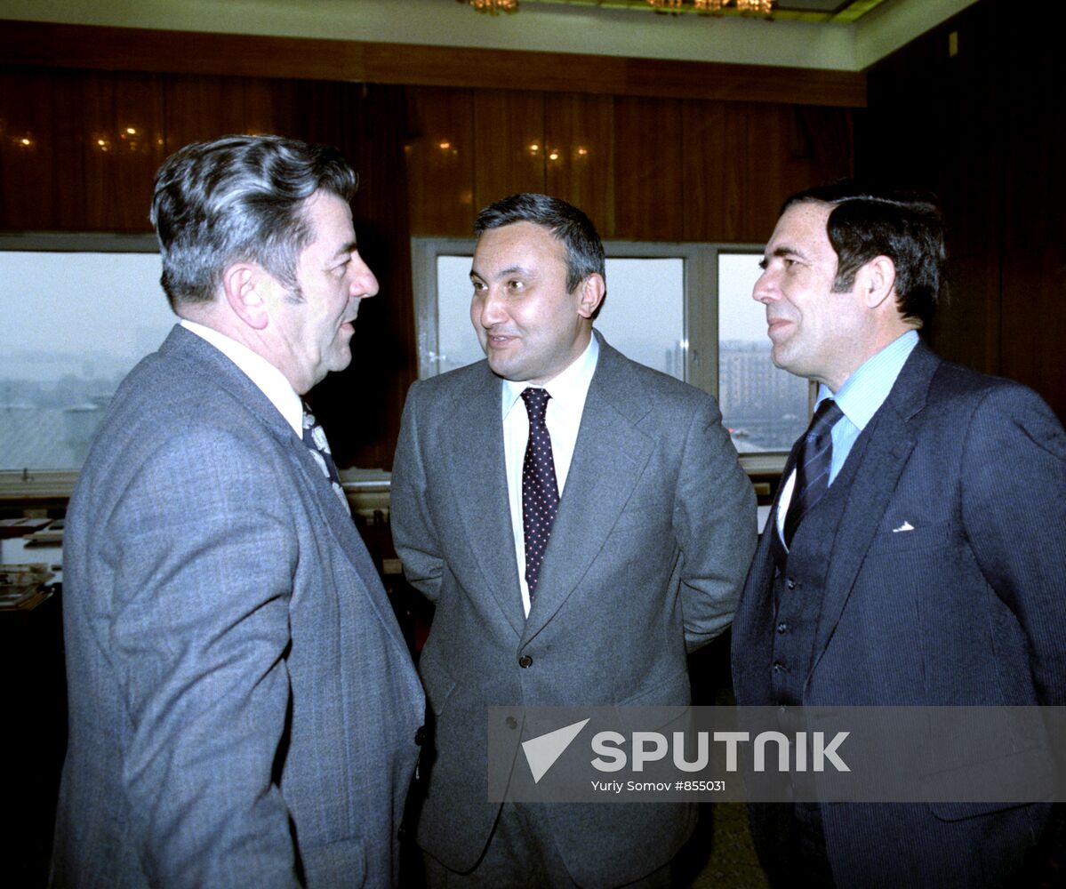Georgy Fedyashin, Yury Golovyatenko and Juan Garrigues Walker