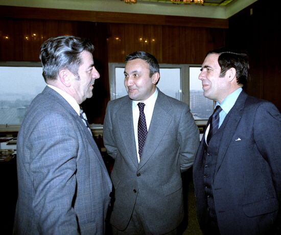 Georgy Fedyashin, Yury Golovyatenko and Juan Garrigues Walker