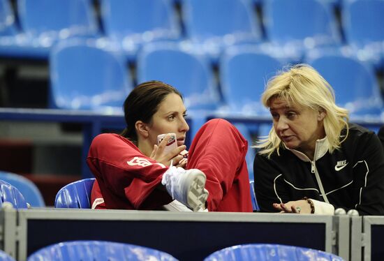 Anastasiya Myskina and Larisa Savchenko