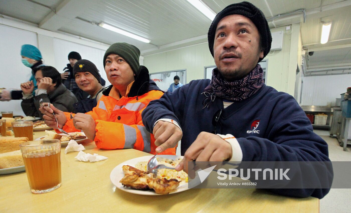 Migrant workers in Maritime Territory