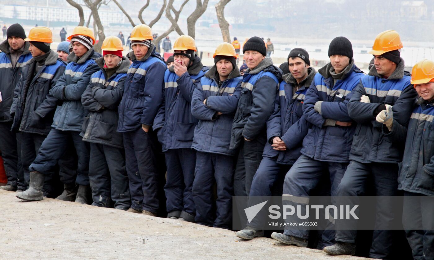 Migrant workers in Maritime Territory