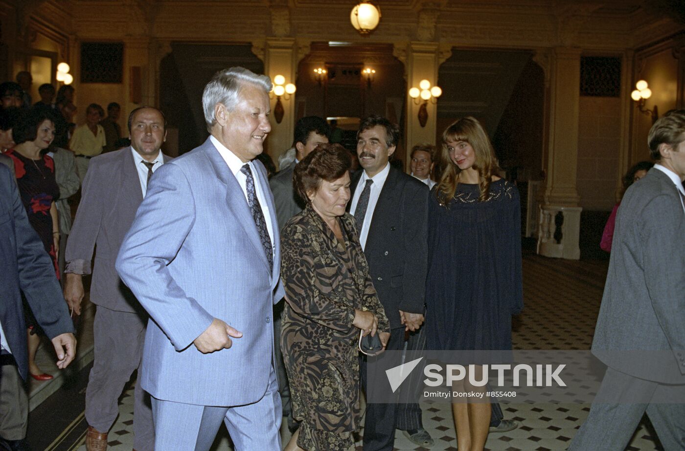 Russian President Boris Yeltsin