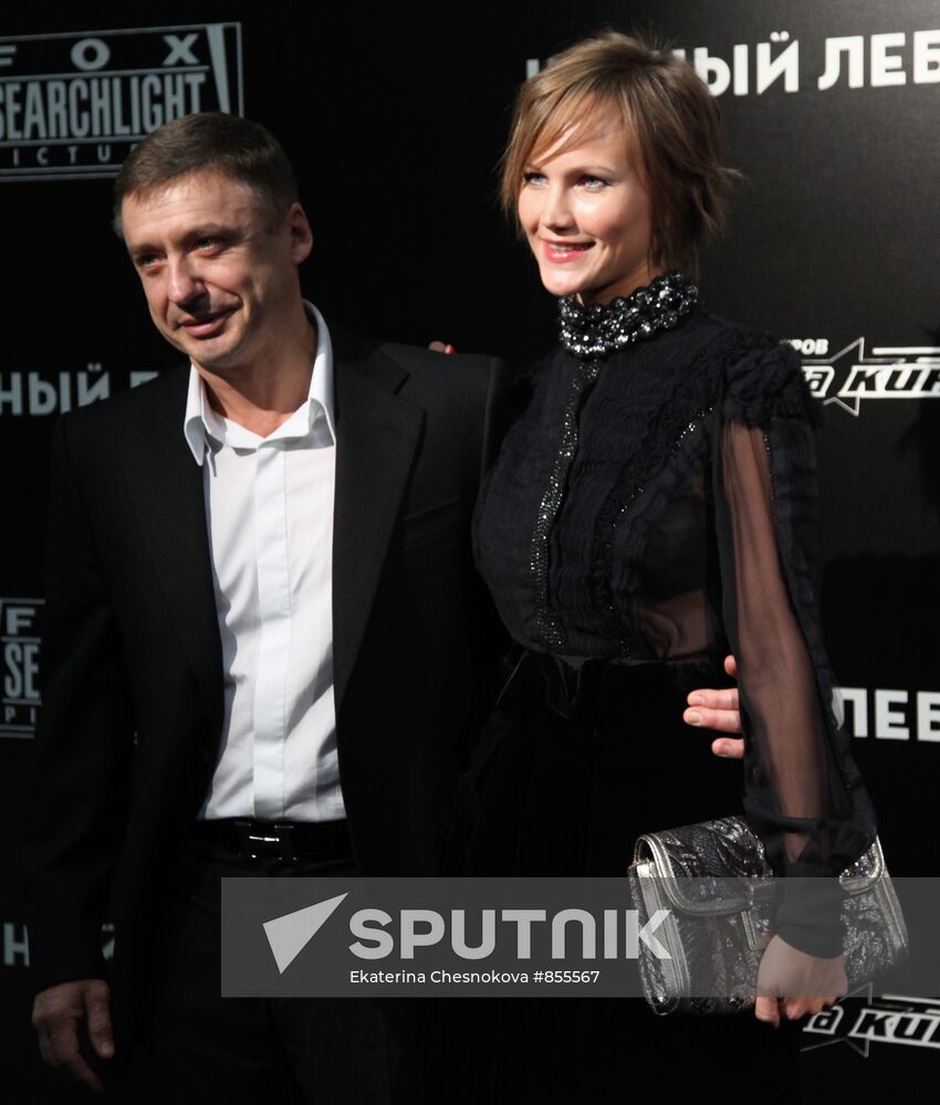 Anton Tabakov with his wife Anzhelika