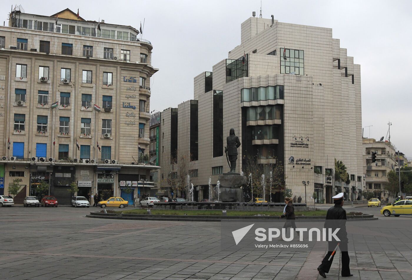 Central square in Damascus