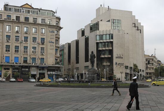 Central square in Damascus