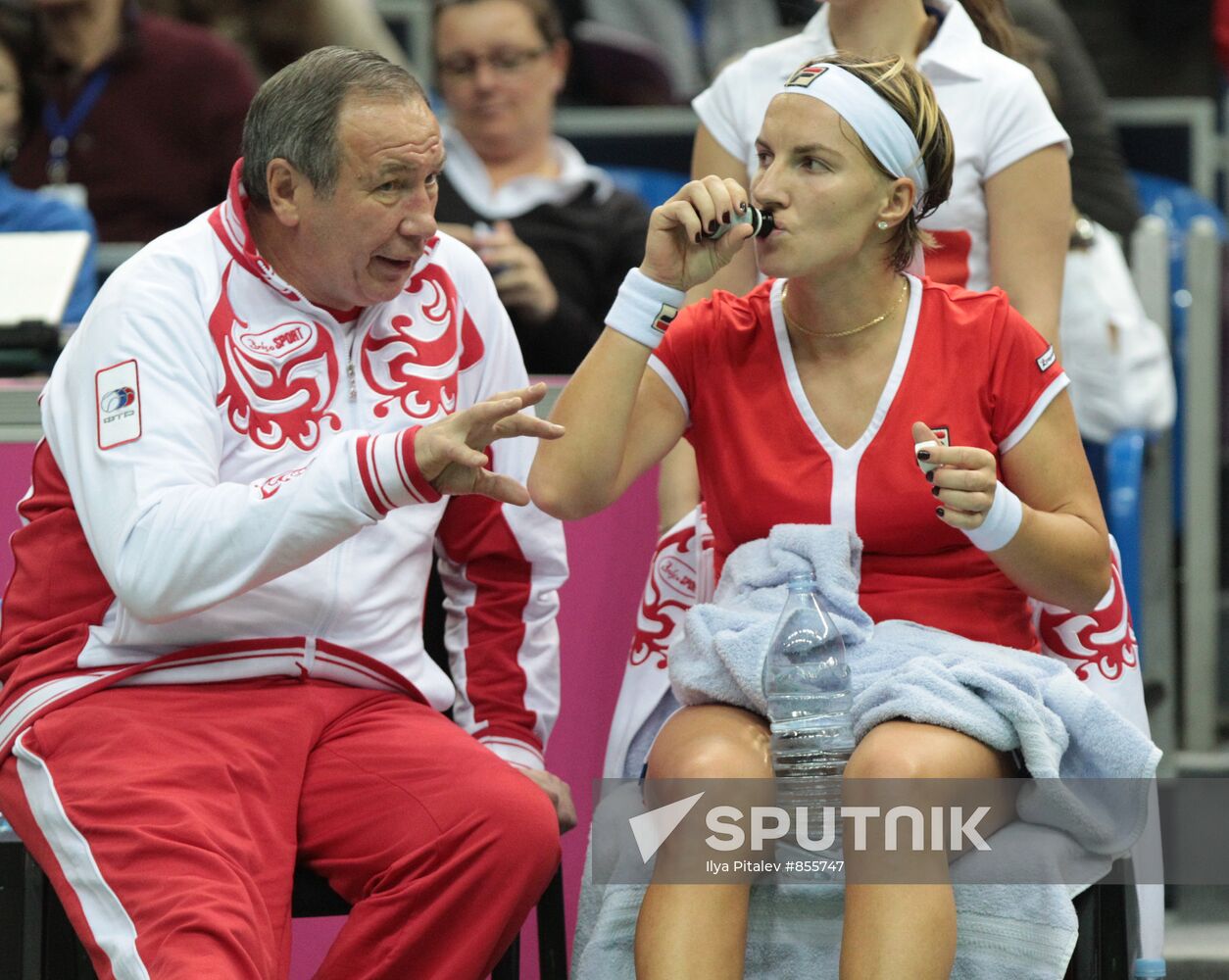 Svetlana Kuznetsova and Shamil Tarpishchev