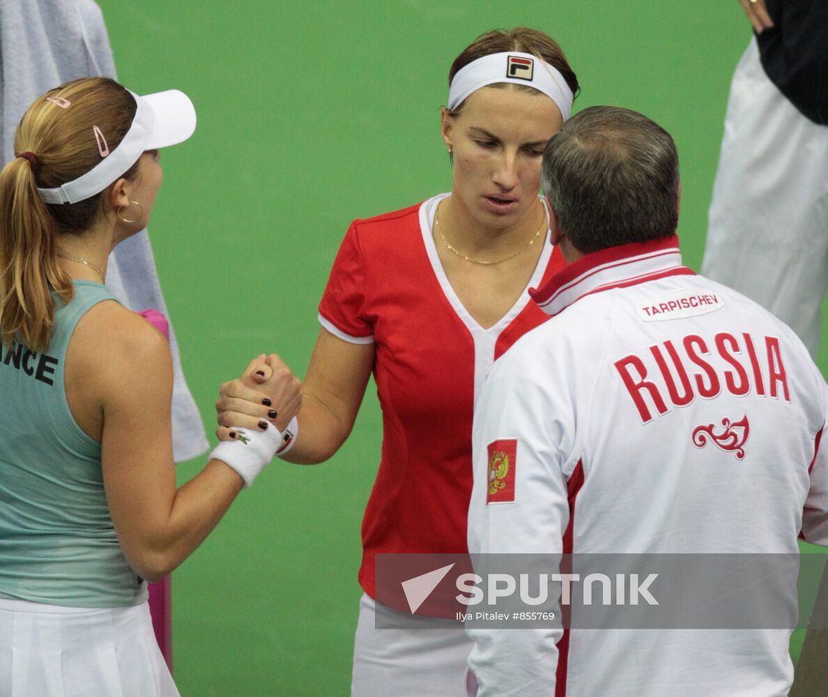 Tennis. Federation Cup. Russia vs. France