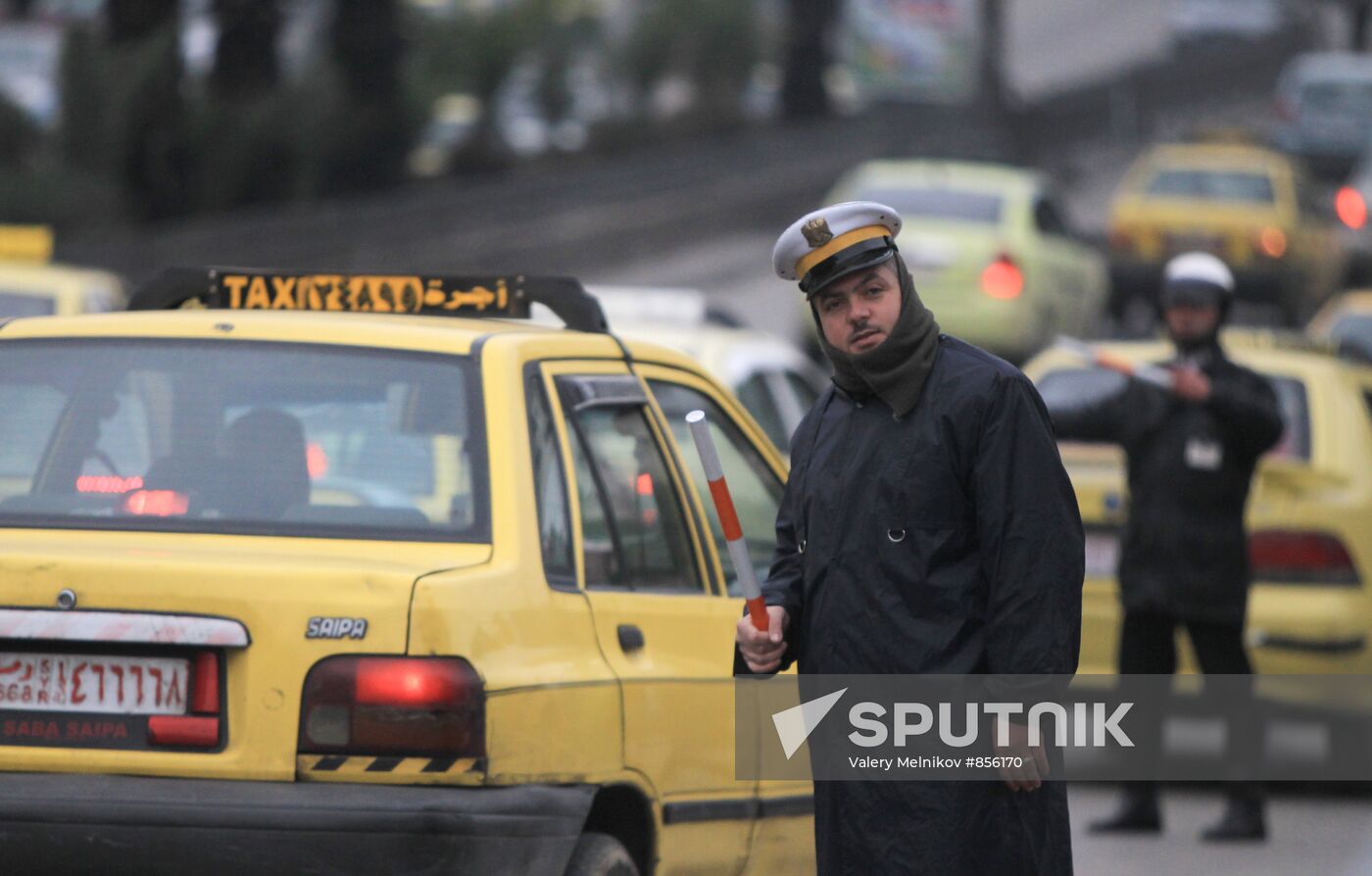 Syrian police on alert in Damascus