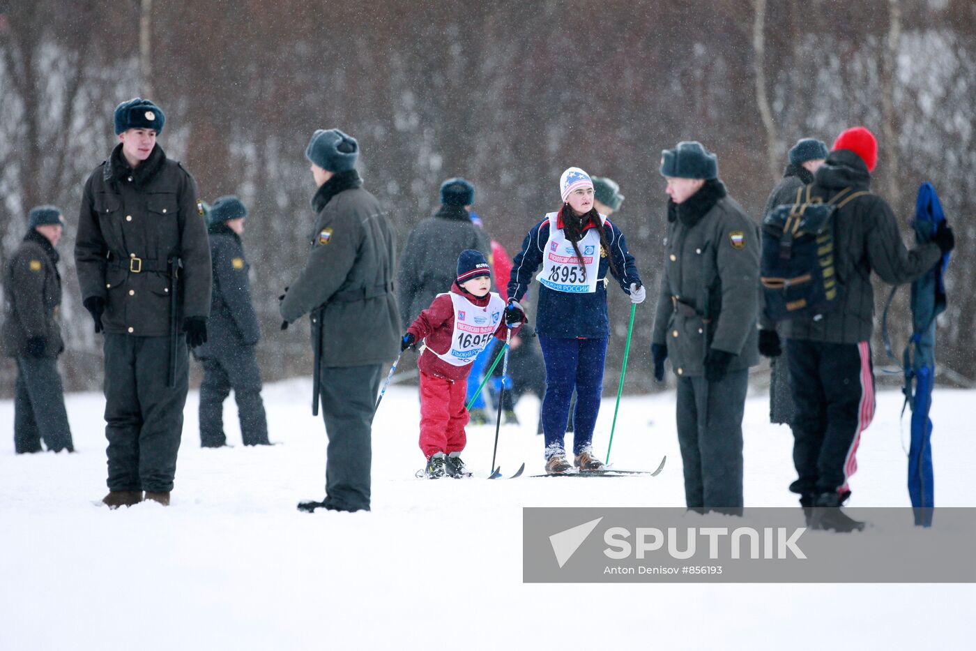 Moscow Ski Track 2011 racing