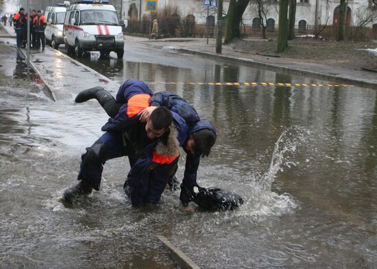 Consequences of floods in Kaliningrad