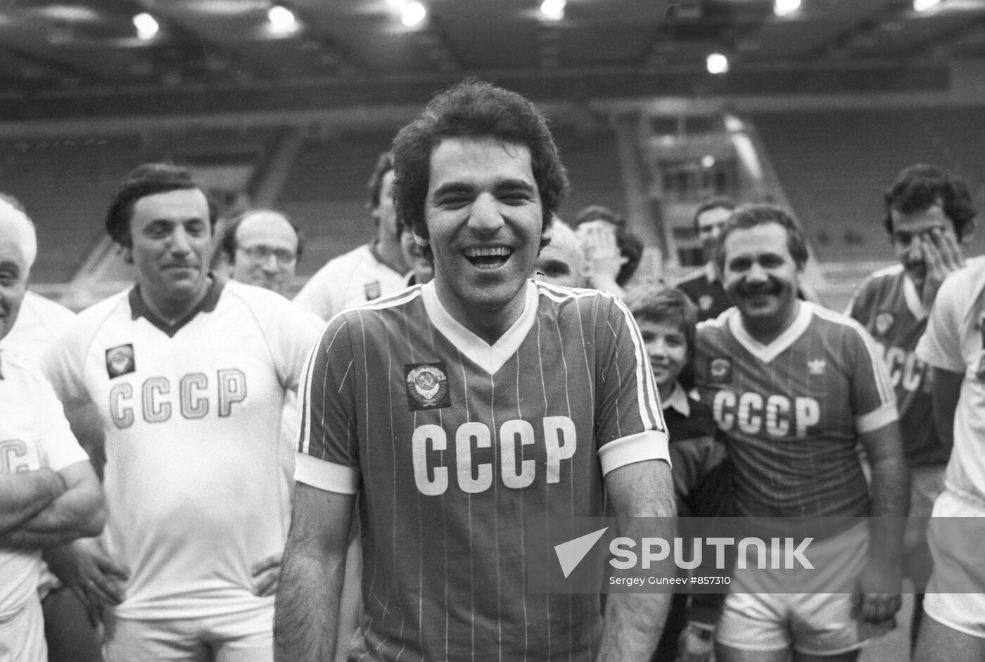 Garry Kasparov at a friendly football match