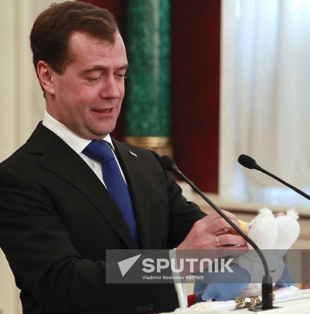 Dmitry Medvedev holds meetings, February 8, 2011.