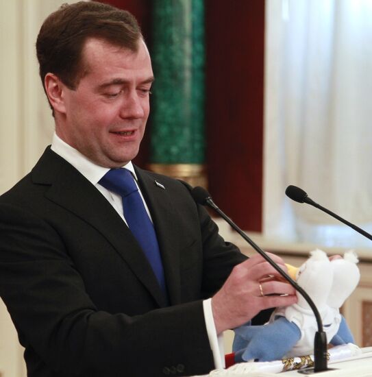 Dmitry Medvedev holds meetings, February 8, 2011.
