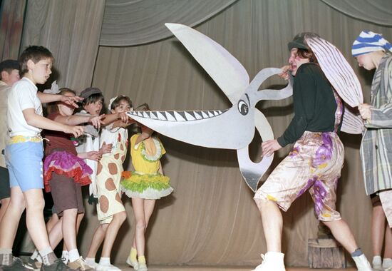 Scene from children's performance