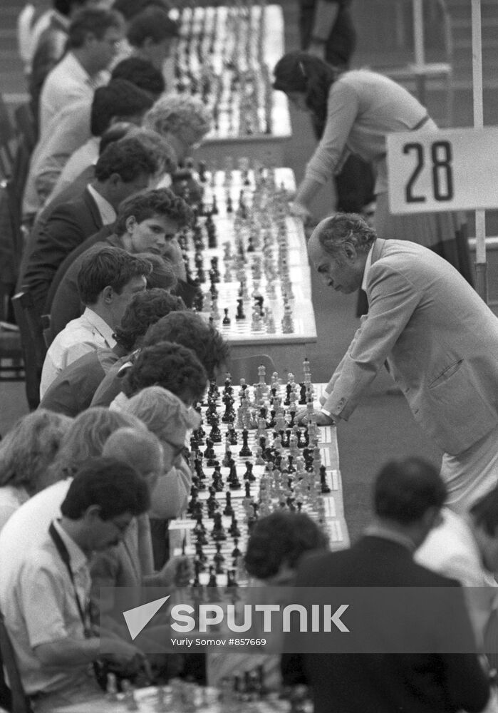 Chess player Mikhail Tal