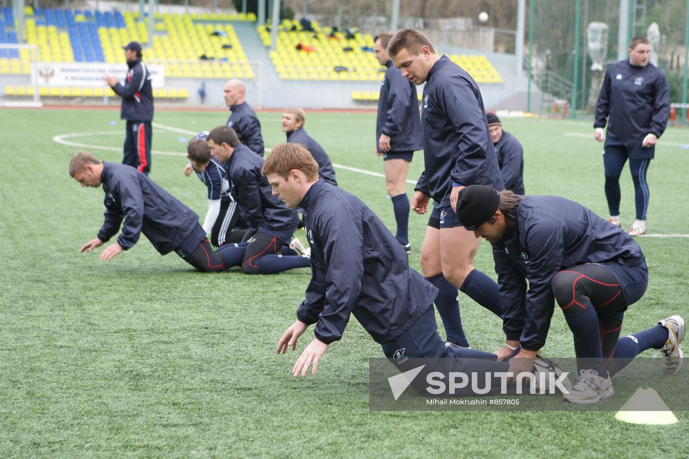 Rugby. Russian national team training