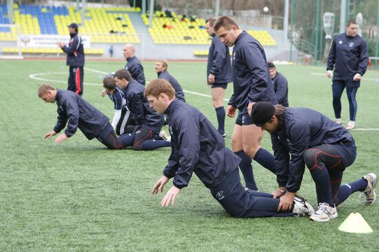 Rugby. Russian national team training