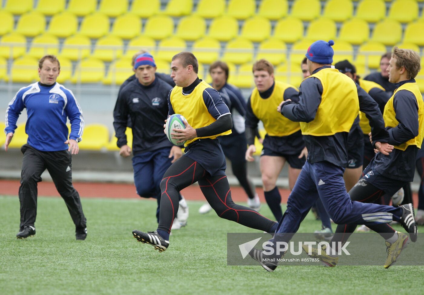 Rugby. Russian national team training