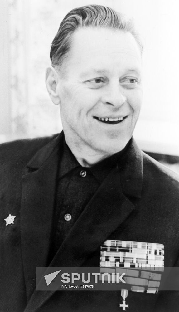 Guerrilla detachment commander Mikhail Shukayev