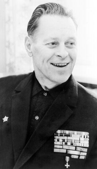 Guerrilla detachment commander Mikhail Shukayev