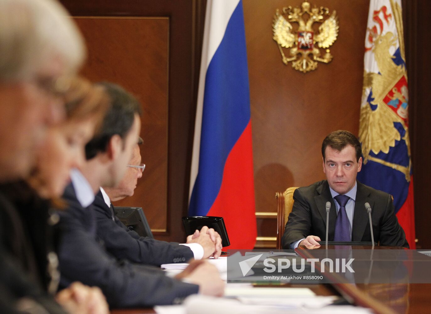 Dmitry Medvedev holds meetings on February 9, 2011