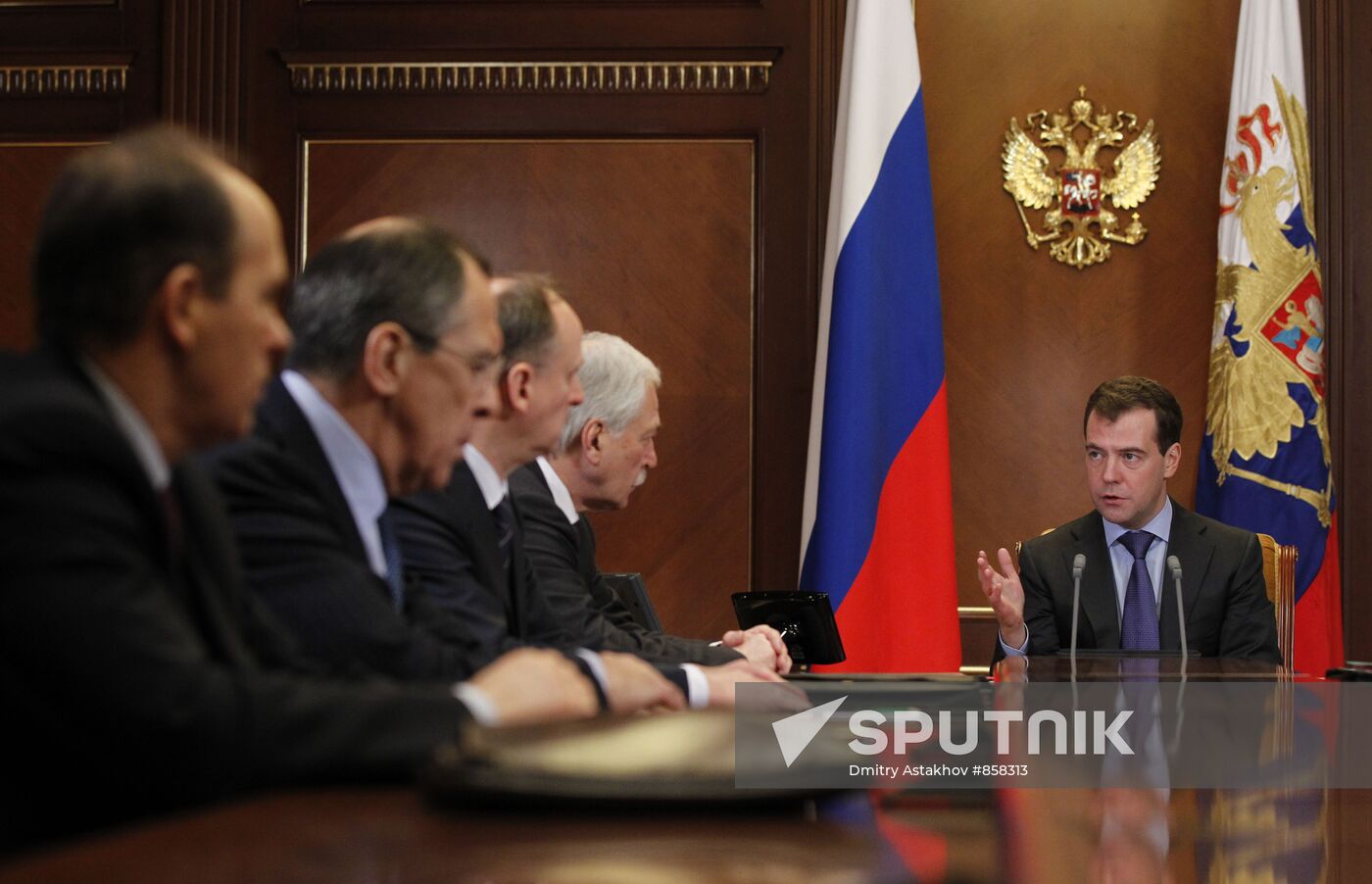 Dmitry Medvedev chairs Security Council meeting
