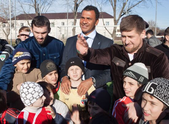 FC Terek head coach Ruud Gullit arrives in Grozny