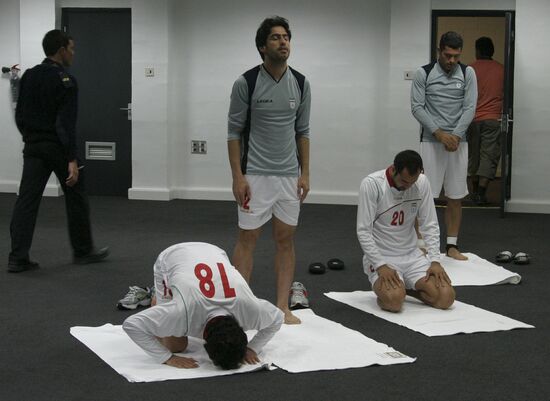 Football. Friendly game. Russia vs. Iran
