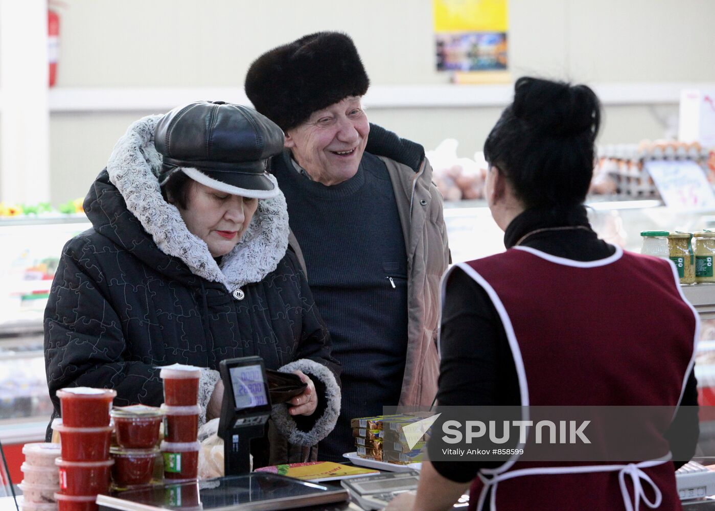 Blizhny social market in Vladivostok