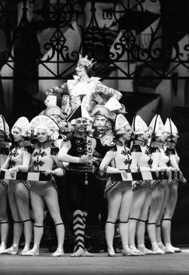 Scene from ballet Adventures of Cipollino